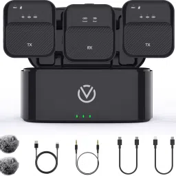 Wireless Mic with ANC+ENC Noise Cancellation for Video Recording Microphone-image-74