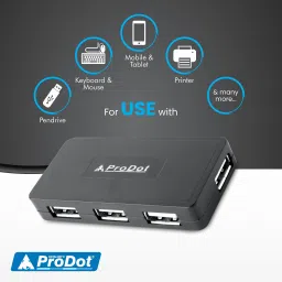 PRODOT Set of 3 High-Performance Keyboard And Mouse Combo With USB Hub Combo Set image 5