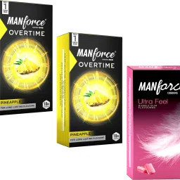 Pineapple 2 And Bubblegum Flavoured Dotted Condom-image-70