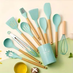Toxic Turner Tongs Spatula Spoon Set for Nonstick Cookware Kitchen Tool Set-11