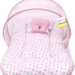 Cotton Kids New Born Baby Boys & Baby Girs Bedding Mosquito Net Bed With Soft Pillow Mosquito Net-18