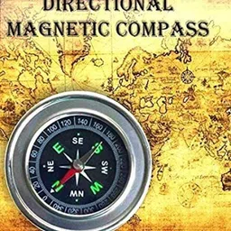 vr creatives Stainless Steel Directional Pocket Magnetic Compass Direction Compass-picture-0