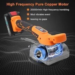 kanabee Tile Vibration Tools for Installation with Suction Cup, 5 Speed limit(2 Battery) Multi Vise Tool image 3