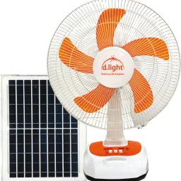 Zest Rechargable solar table fan 1440 5 Blade Table Fan-image-5