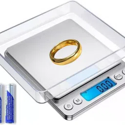 WEIGHOUSE 500Gr. Capacity Jewellery Weight scale with 2 AAA Batteries for Home&Lab Purpose Weighing Scale-image-3