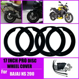 Bike Pro Disc Wheel Cover (ABS Plastic) for Bajaj Pulsar NS 200 Bike Fairing Kit-image-50