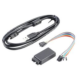 HiLetgo USB Logic Analyzer Device with EMI Ferrite Ring USB Cable 24MHz 8CH 24MHz 8 Channel UART IIC SPI Debug(Gray) image 5
