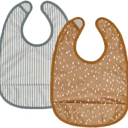GULDVÄVARE Bib, dark yellow/white-image-68
