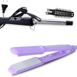 CURLEX Hair Curler & Hair Crimper | Hair Styler Machine's Combo for Women Personal Care Appliance Combo-image-115