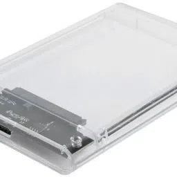 LipiWorld USB Type C 3.1 to 2.5 Inch Sata External Hard Drive Enclosure HDD/SSD, Hard Disk Box (Transparent Hdd Case) 2.5 inch USB Type C 3.1 Transparent Enclosure External Case-image-48