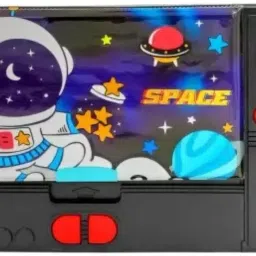 Multifunction Big Size Astronaut Jumbo Geometry Box for Kids (Pack of 1) Astronut Art Plastic Pencil Box-image-45