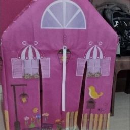 Foldable Kids Tent – Girl’s Pink Playhouse-image-5