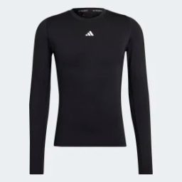 techfit training long sleeve tee men gym & training men gym & training-image-1