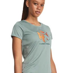 UNDER ARMOUR UA W Speed Stride Graphic Printed Short Sleeves T-shirt-image-48