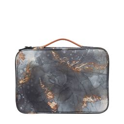 PROBUS Unisex Grey & White Printed Laptop Sleeve-2