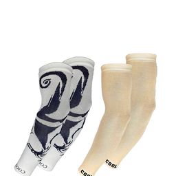 Aadikart Pack Of 2 Printed Sports Lightweight Breathable Arm Gloves-image-68