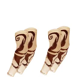 Aadikart Pack Of 2 Printed Lightweight Soft Cotton Sports Arm Sleeves Gloves-0