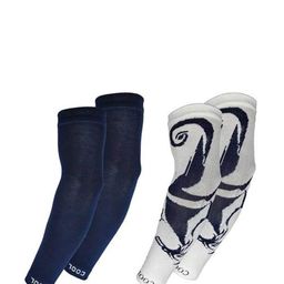 Aadikart Pack Of 2 Printed Sports Lightweight Arm Sleeves-image-57