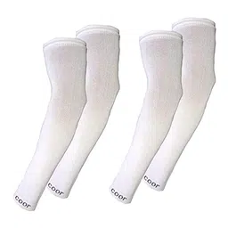 Aadikart Pack Of 2 Lightweight Soft Cotton Sports Arm Sleeves Gloves-image-82