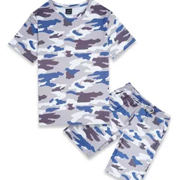CAVIO Boys Printed T-shirt with Shorts-image-33