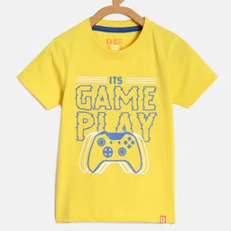 DIXCY SCOTT Boys Typography Printed Cotton T-shirt-picture-17