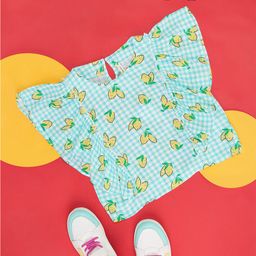 Pantaloons Junior Floral Printed Flutter Sleeves Regular Top-picture-17