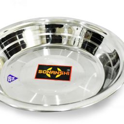 Stainless Steel Heavy Atta Paraat for Kitchen Paraat-image-9