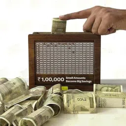 Wooden Money Saving Box | Cash Saver Money Box with Counting Target(Brown) Coin Bank-image-64