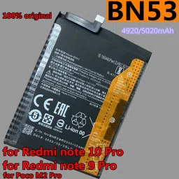 BKN Mobile Battery For XIAOMI / REDMI / POCO / Mi Original Xiaomi Redmi Note 10 Pro / Note 10 Pro Max Battery BN53 – 5020mAh-image-7