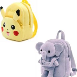 Small 15 L Backpack Pica Yellow Elephant Purple School Bag-image-91
