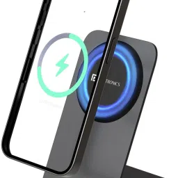 Portronics Flux 2 15W Qi2 Certified Fast Charging Wireless Charger, Best for iPhone Charging Pad-image-39