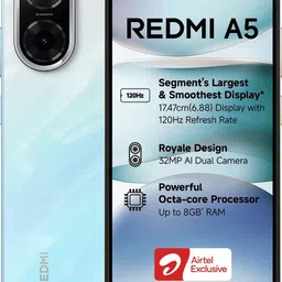 redmi A5 - Locked with Airtel Prepaid (Pondicherry Blue, 64 GB)-picture-0