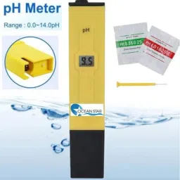 ocean star Digital Portable Pen Type pH Meter Tester with LCD Display Digital pH Meter image 3