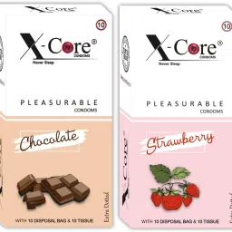 dotted condoms 20 pcs flavored condom with 20 pcs. DISPOSAL POUCHES & 20 pcs. TISSUE PAPERS, Free of chemicals like paraben, Flavors-(chocolate & Strawberry) 2×10's box= 20 PCS. Condom-image-32