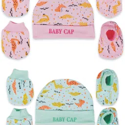 BABY CAP,MITTEN AND BOTTIES SET/INFANT CAP SET,BABY GIFT. (SET 2)-image-5