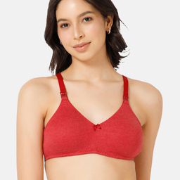 NAIDU HALL Full Coverage Seamless Non Padded Cotton Everyday Bra With All Day Comfort-picture-40