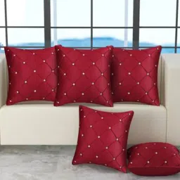 JSH-18001-5-16x16 Polyester Fibre Solid Cushion Pack of 5-image-32
