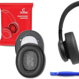 Crysendo Headphone Cushion for J-BL Live 650BTNC, Live 660BTNC, E65BT, E65BTNC, Duet NC Over The Ear Headphone Cushion-image-14