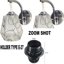 m r f enterprises Pendant Wall Lamp Without Bulb image 4