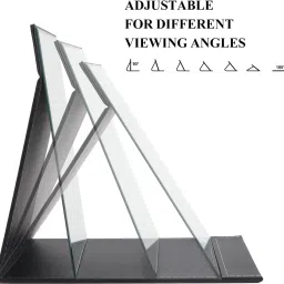 olwick Folding Travel Mirror, Portable Adjustable Rectangular Ultrathin Mackup Mirror image 3
