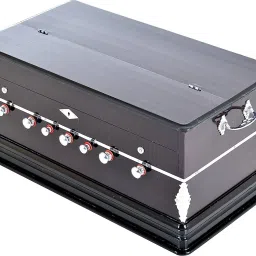 3 1/4 Octave, Double Bellow, 39 Keys,7 Stopper FTGHARL45 3.25 Octave Hand Pumped Harmonium-8