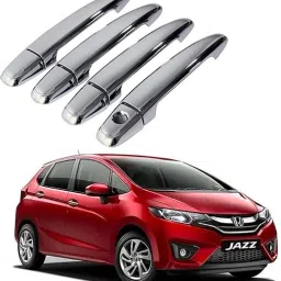 Chrome Door Handle COVER for Honda Jazz 2015 ONWARDS Car Grab Handle Cover-image-11