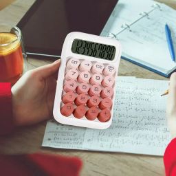 85740 Gradient Desktop Calculator Big Buttons, Aesthetic Calculator For Office, School BasicCalculator-image-80