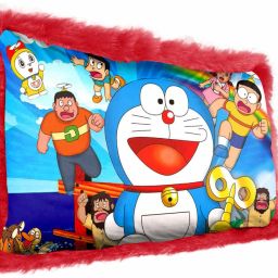 Cartoon Pillow For Kids, Baby, Children Perfect For Travel, Living Room, Bedroom Microfibre Toons & Characters Baby Pillow Pack of 1-image-91