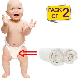 Cloth Diaper Inserts Prefold,Natures Cloth Diaper Liner, Reusable(Set of 2)-28