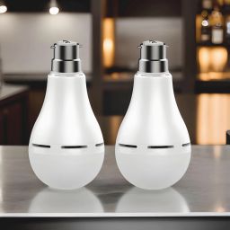 Emergency bulb 12W LED & 2000mAh battery 4hrs inverter light pack of 2 bulbE3220 4 hrs Bulb Emergency Light-image-90