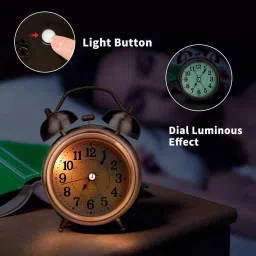 deadly Analog COPPER COLOUR Clock image 3