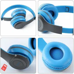 worricow 3D wireless Bluetooth headphone with calling mic Bluetooth Headset image 2