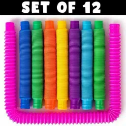 12 pcs Pop Tubes Sensory Fidget Toy for Kids Toys Pop-20
