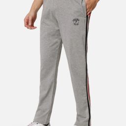 Men Striped Grey Track Pants-image-75